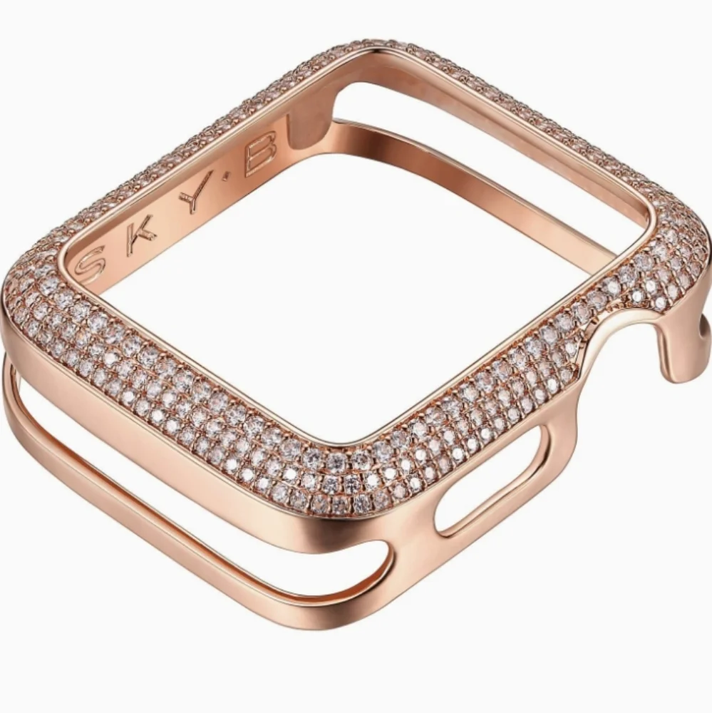 NIB SKY•B Apple Watch Triple Halo Protective Case For Series 1-3 Rose Gold 40mm